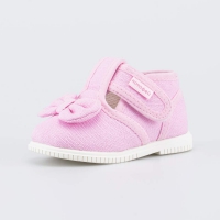 131207-11 розовый туфли ясельная, малодетская Текстиль